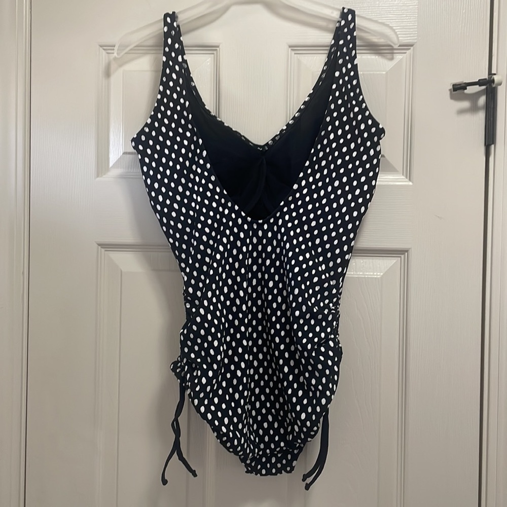 Fantasie SwimWomen's Santa Monica Shaping Underwire One-Piece Polka Dots Sz 42DD - Picture 9 of 9